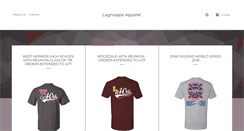 Desktop Screenshot of lagniappeapparel.com